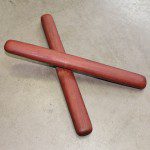 Rosegum clapsticks 31cm 1